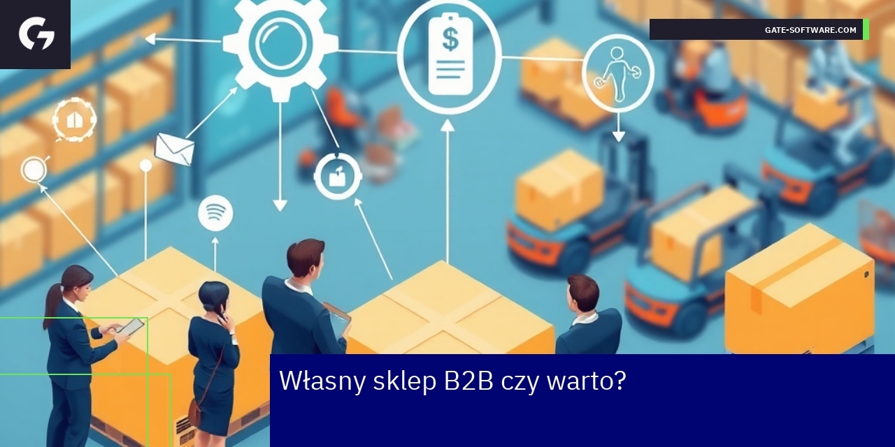 Własny sklep B2B i jego zalety i funkcje Schemat platformy sklepu B2B i procesy sprzedaży