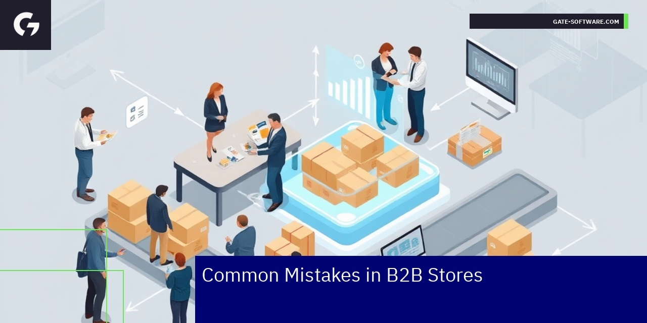 Magento 2 dashboard showing B2B sales performance metrics