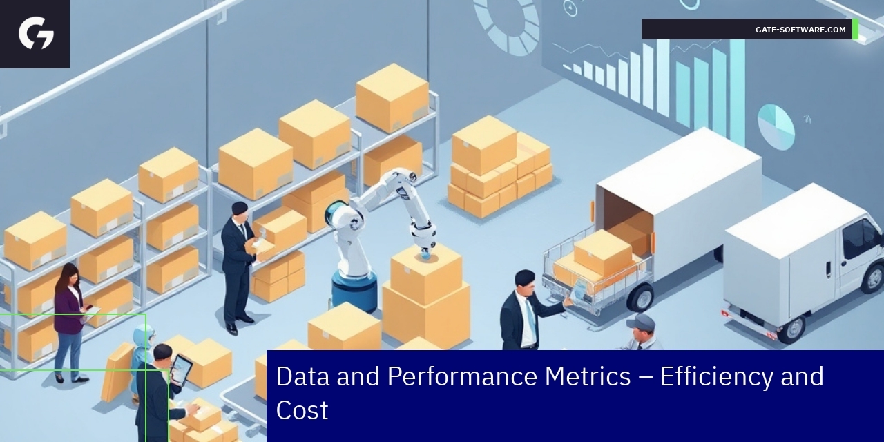 Metrics showing efficiency and cost improvements