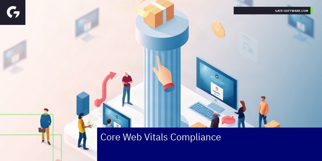 Diagram showing Core Web Vitals metrics and performance