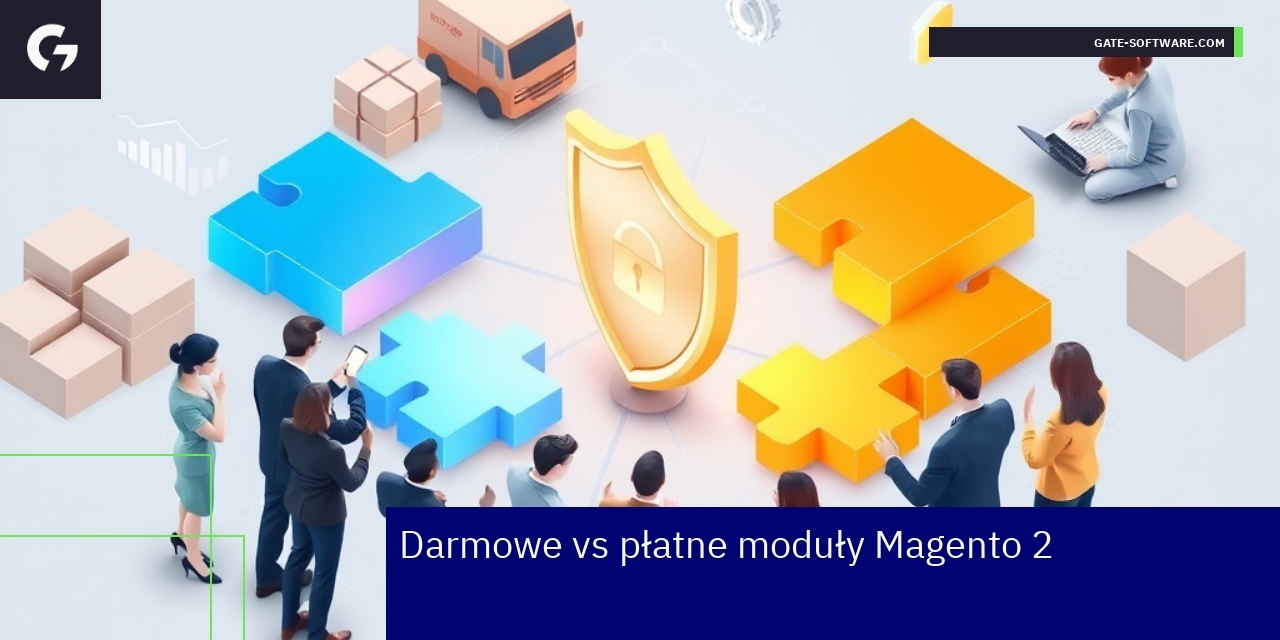 Schemat porównania darmowych i płatnych modułów