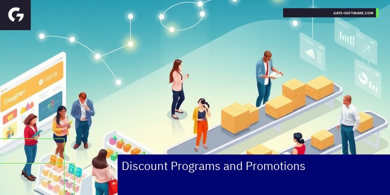 Effective Discount Programs for E-commerce Success E-commerce discount strategy and promotion concept
