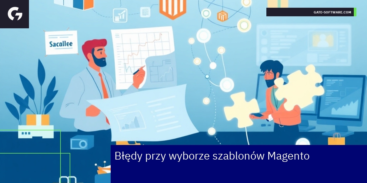 Błędy przy wyborze szablonów Magento dla Hyva Grafika przedstawiająca problemy wyboru szablonów