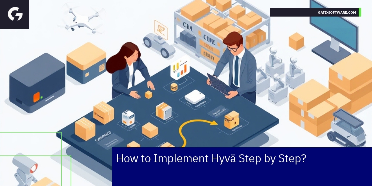 Step by Step Hyvä Implementation Guide Flowchart of Hyvä implementation steps and processes