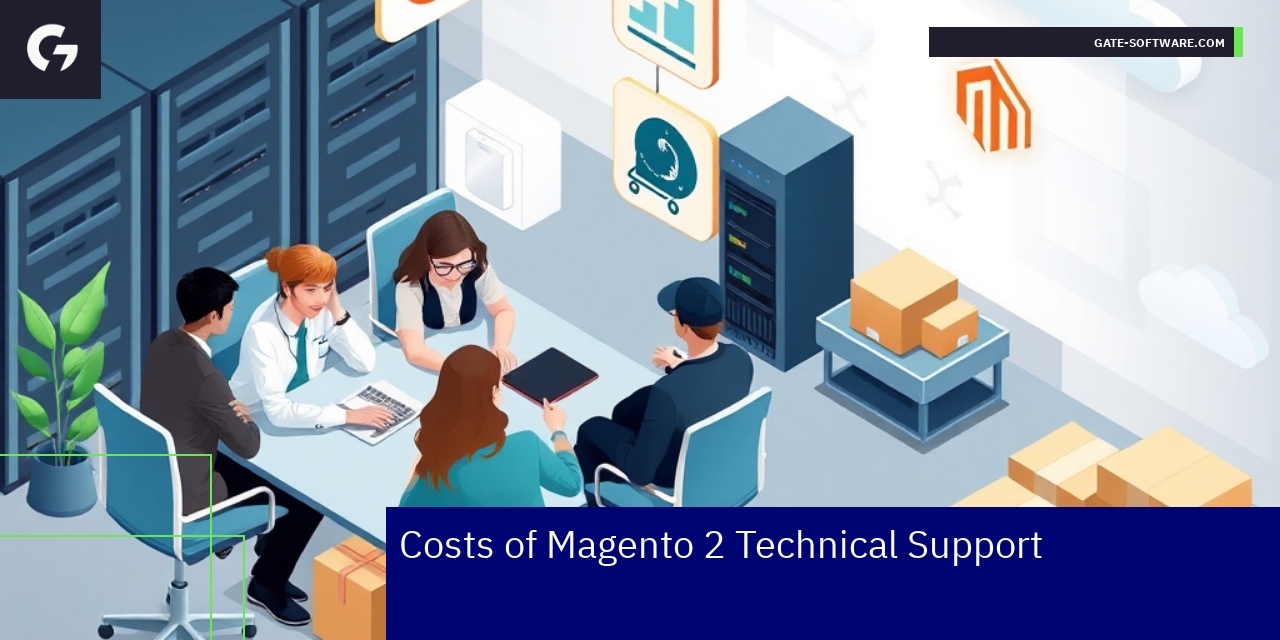 Magento 2 maintenance and technical support illustration