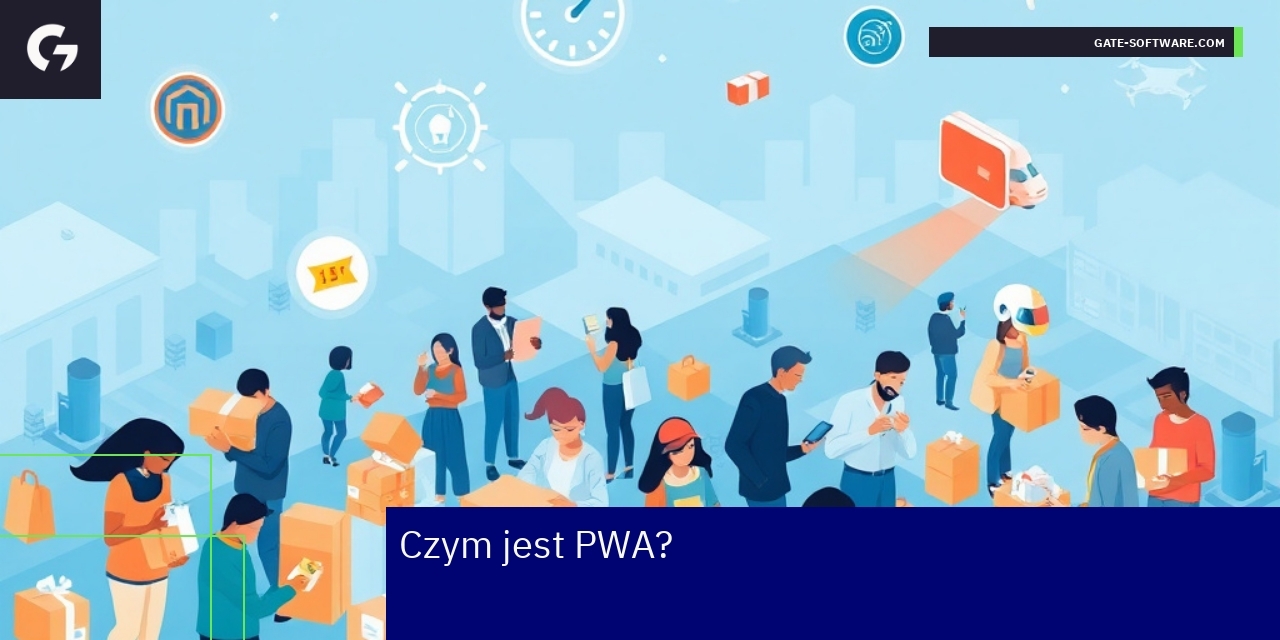 Schemat pokazujący zalety Progressive Web Apps