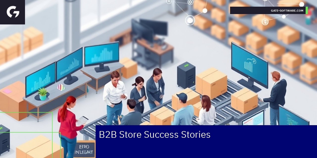 Business team analyzing B2B eCommerce strategies