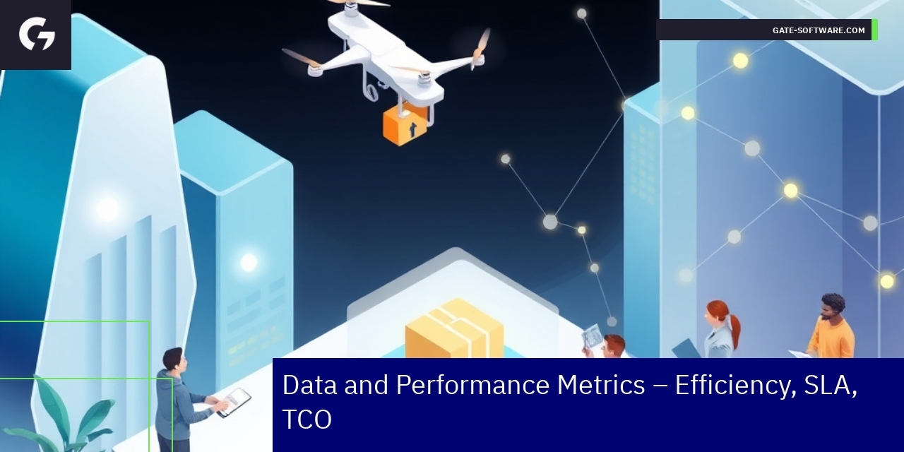 Graph showing project performance and cost efficiency