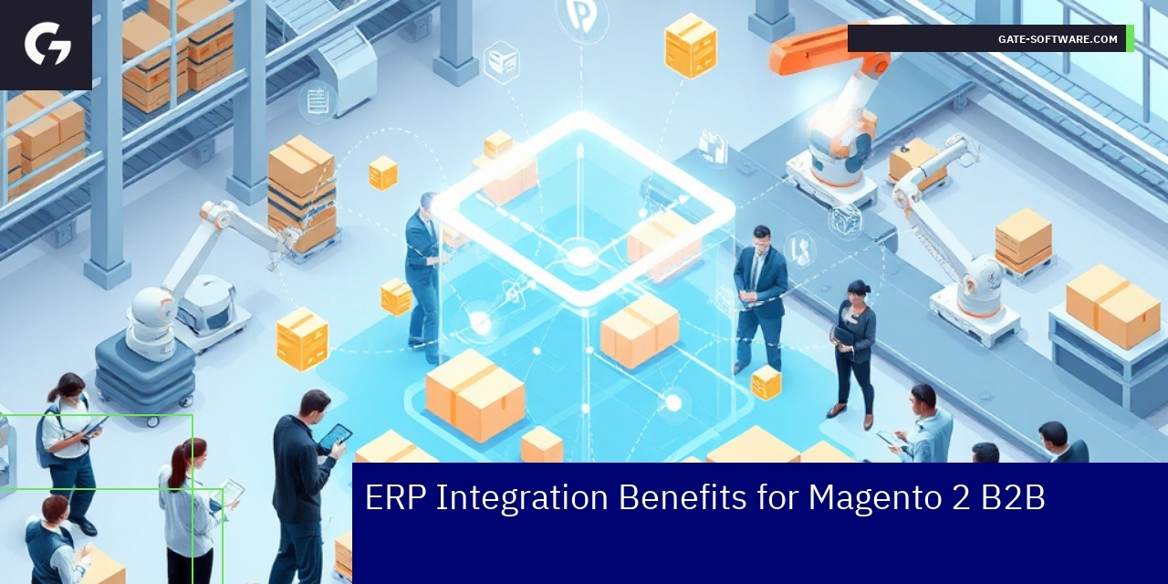 ERP systems connected to Magento 2 B2B online store