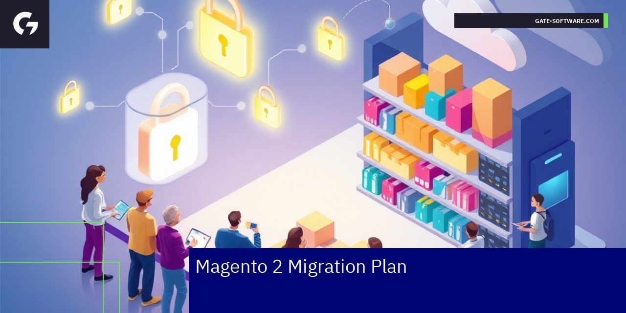Magento 2 Migration Strategies Diagram showing Magento 2 migration key steps