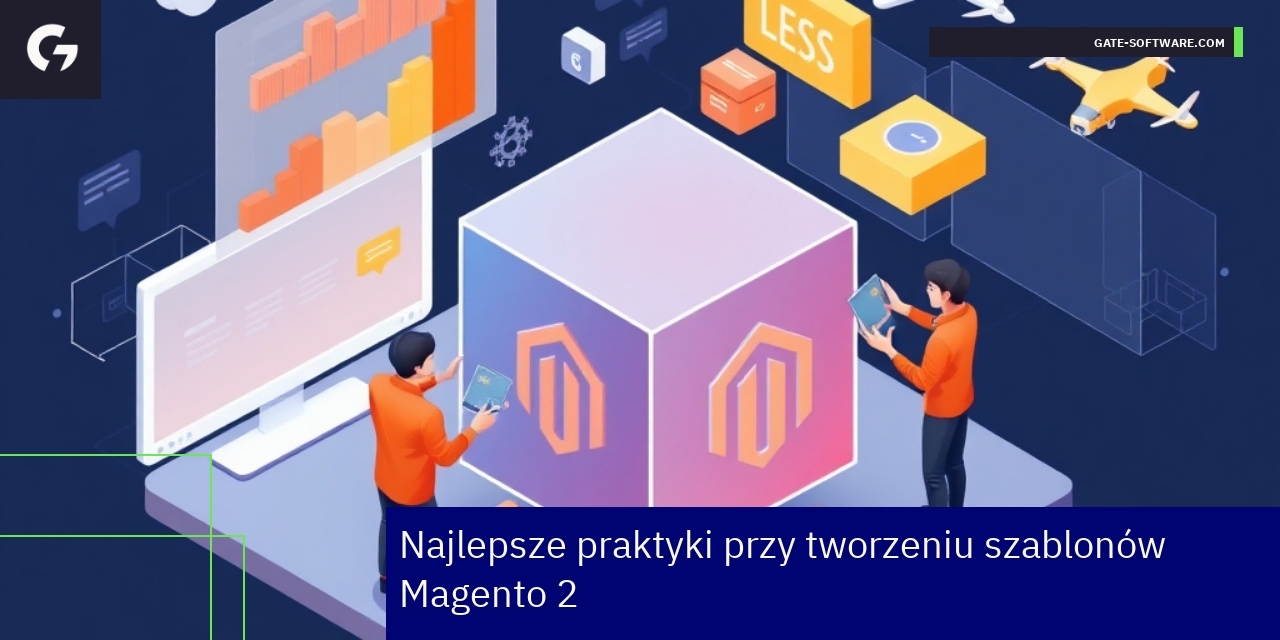 Ilustracja optymalizacji i kompatybilności Magento 2
