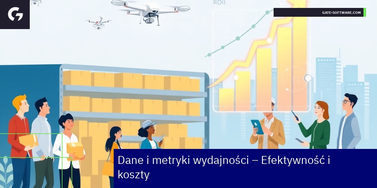 Wskaźniki efektywności i wzrostu na wykresach