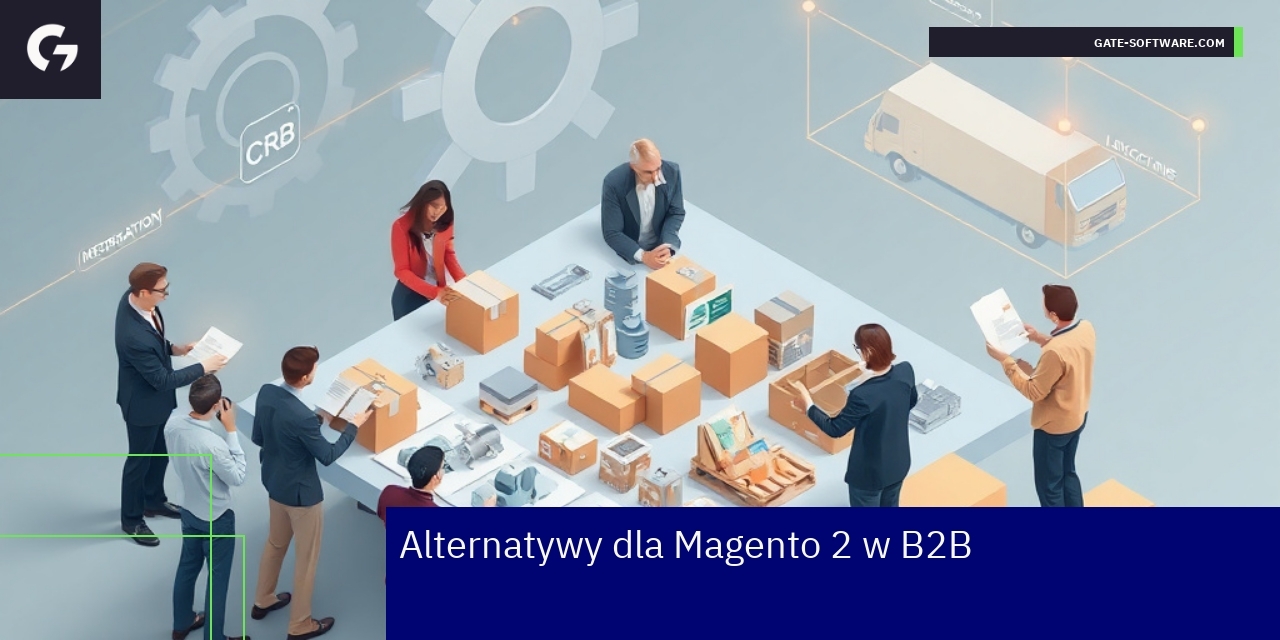 Schemat wyboru platformy e-commerce dla biznesu B2B