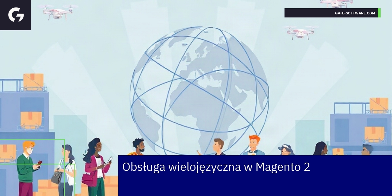 Wielojęzyczna obsługa w Magento 2 dla e-commerce Schemat działania wielojęzycznego sklepu Magento 2