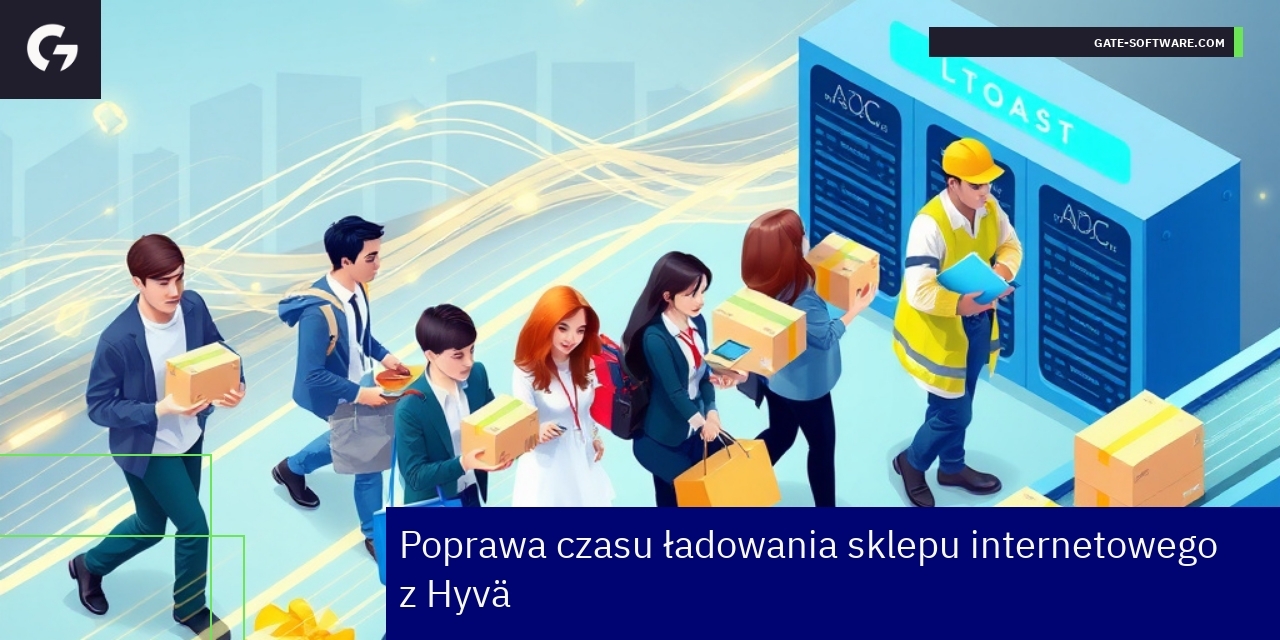 Szybko ładująca się strona sklepu internetowego