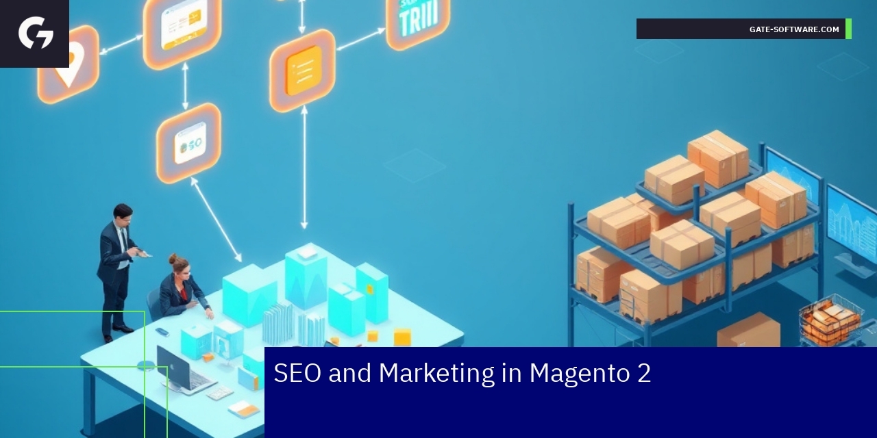 Magento 2 platform supporting B2B SEO and marketing
