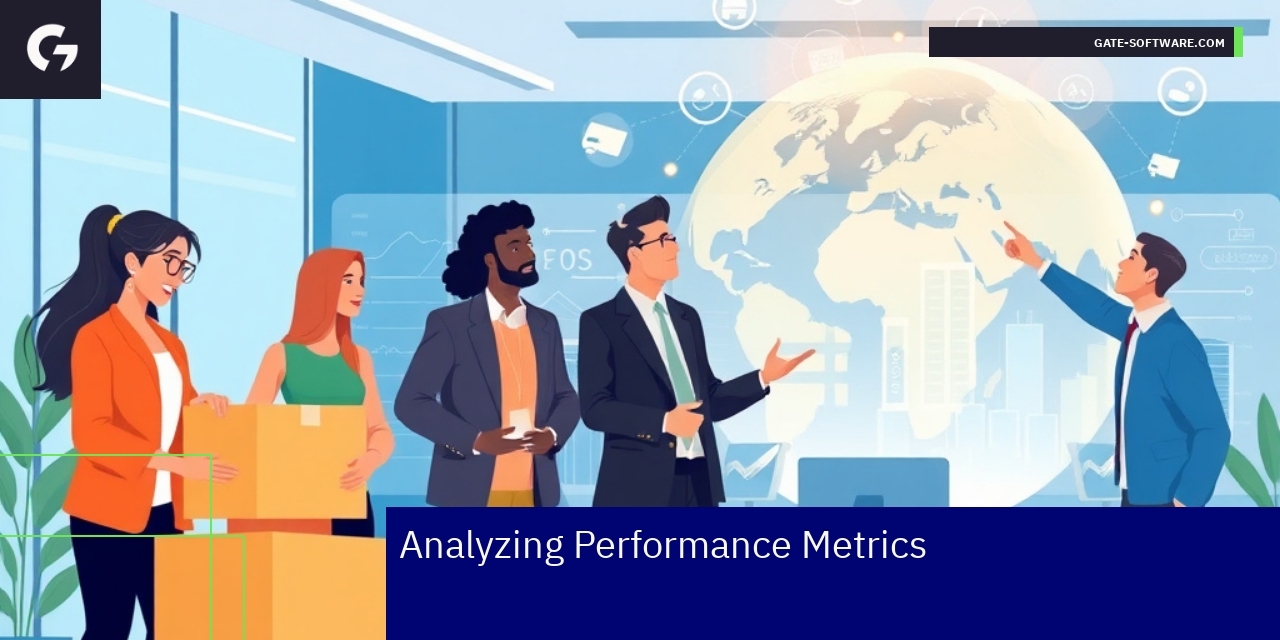 Dashboard showing performance metrics and monitoring data