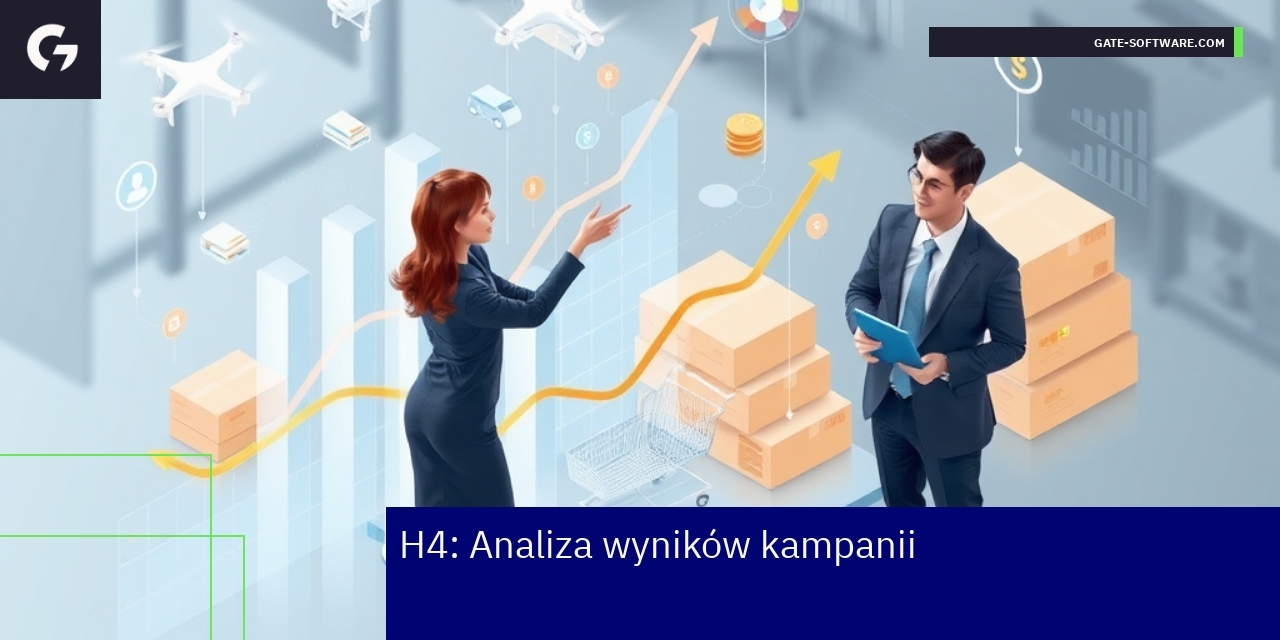 Wykresy i dane analityczne kampanii marketingowej