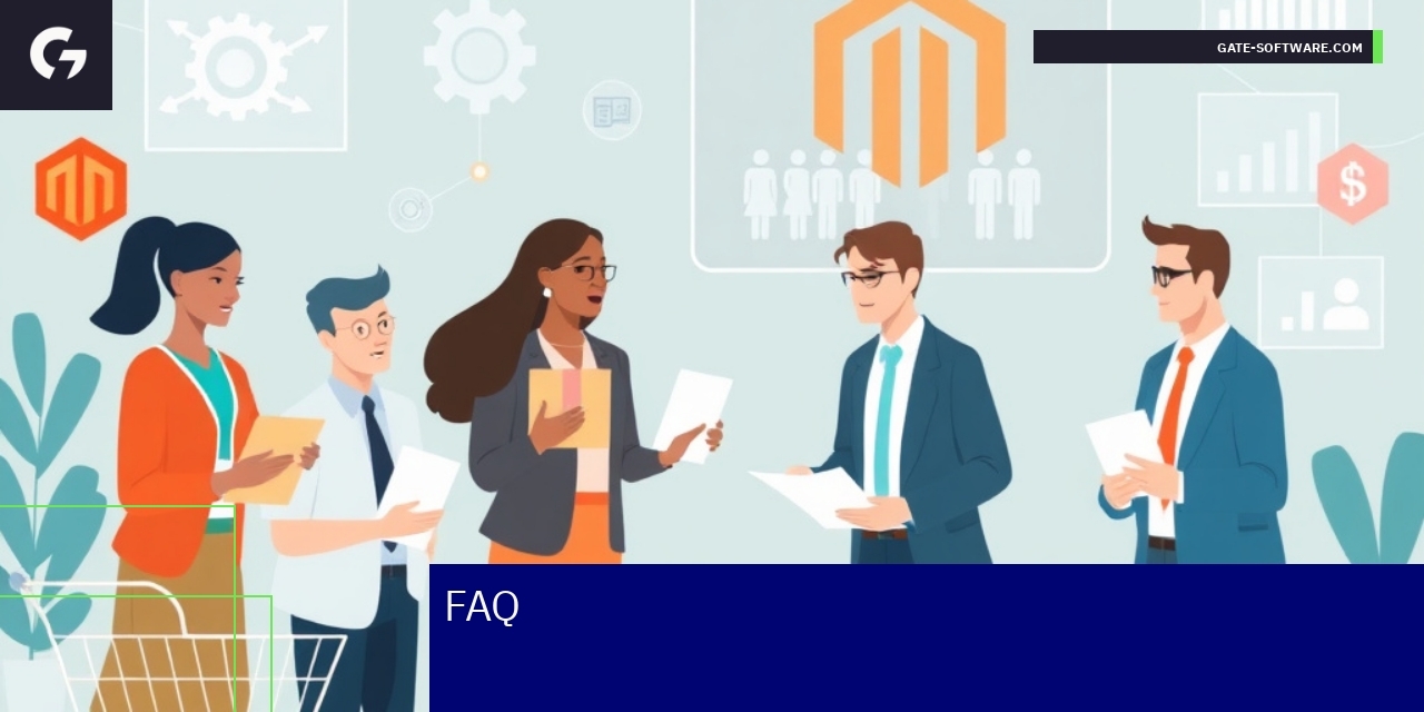 Schemat wyzwań i korzyści Magento 2 B2B