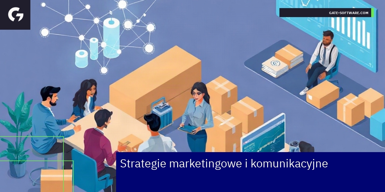 Infografika przedstawiająca strategie marketingu B2B