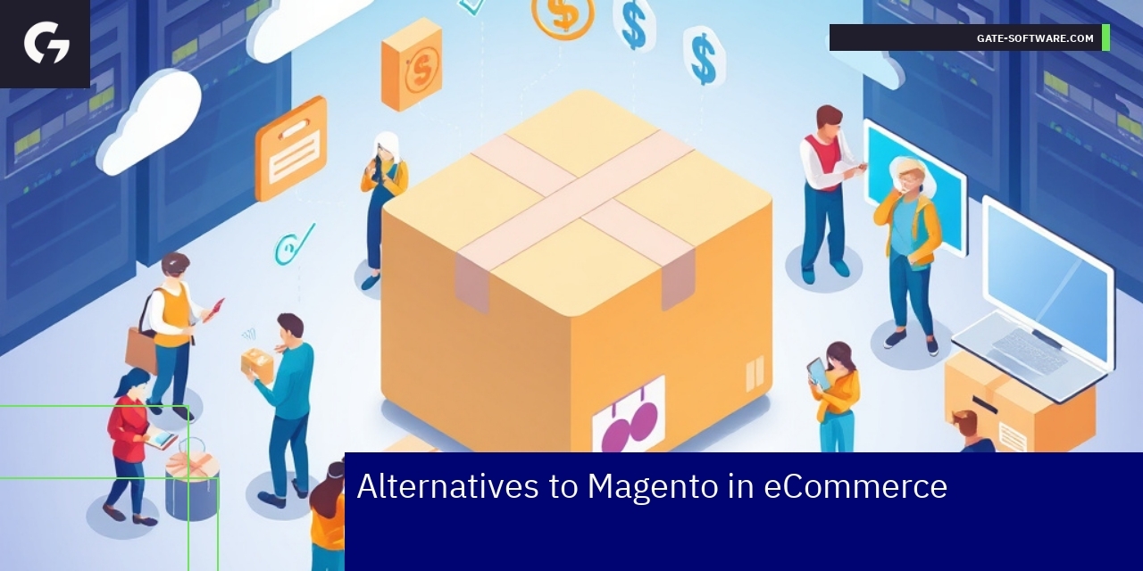 Logos of major eCommerce platform alternatives