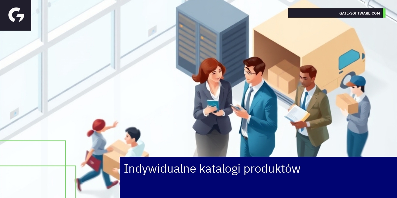 Grafika przedstawiająca proces zamawiania i obsługi zapytań B2B