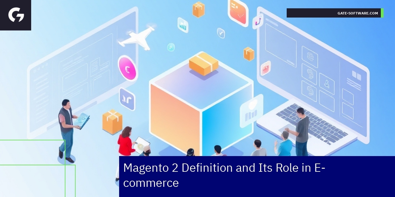 Magento 2 interface with modern e-commerce shop templates