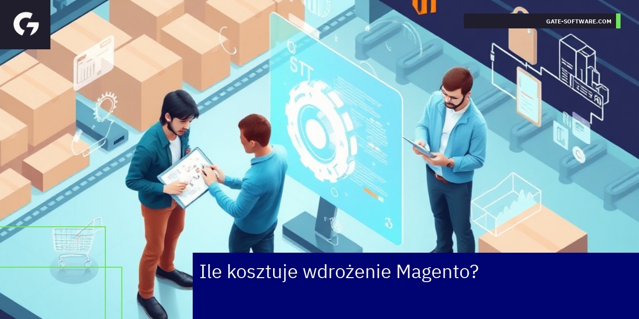 Koszt wdrożenia platformy Magento eCommerce Schemat wpływu czynników na koszt wdrożenia Magento