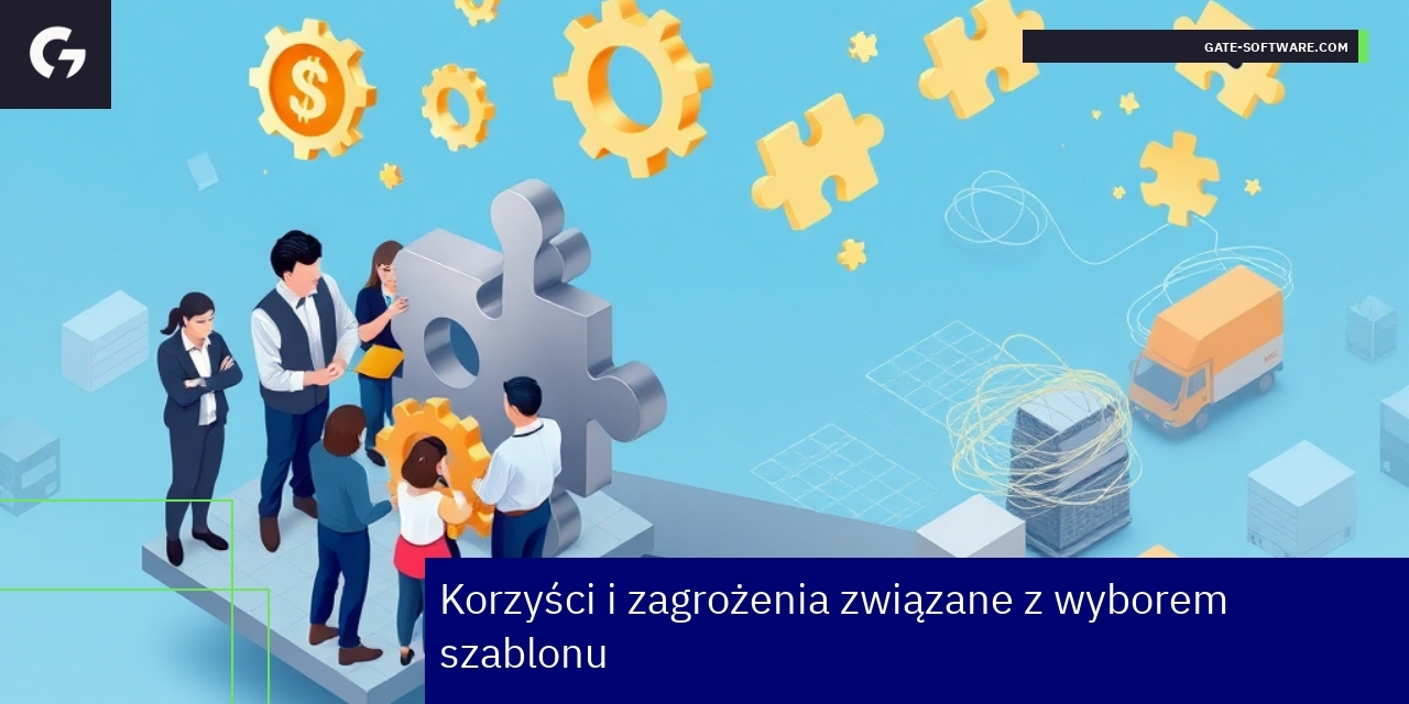 Schemat korzyści i zagrożeń szablonu Hyva