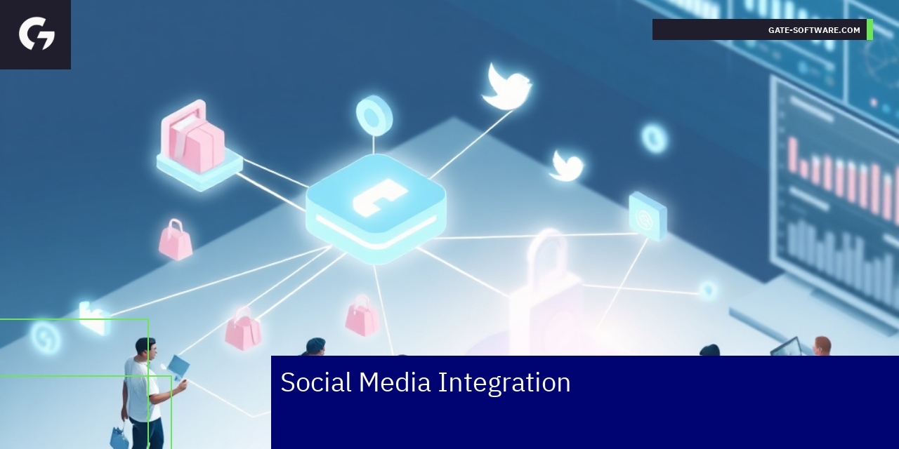 Diagram showing social media and Hyva integration
