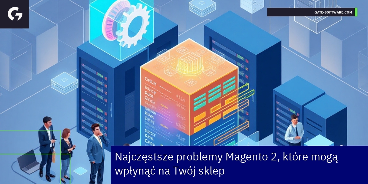 Schemat problemów i optymalizacji Magento 2 w sklepach B2B