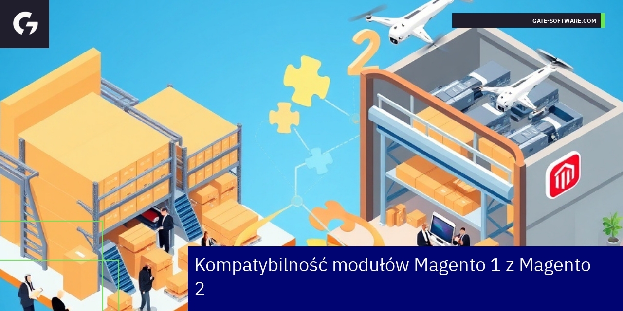 Schemat migracji i kompatybilności modułów Magento
