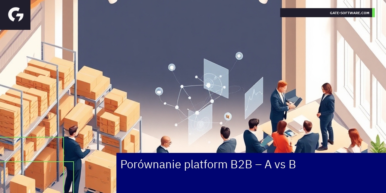 Schemat porównania platform B2B i ich funkcji