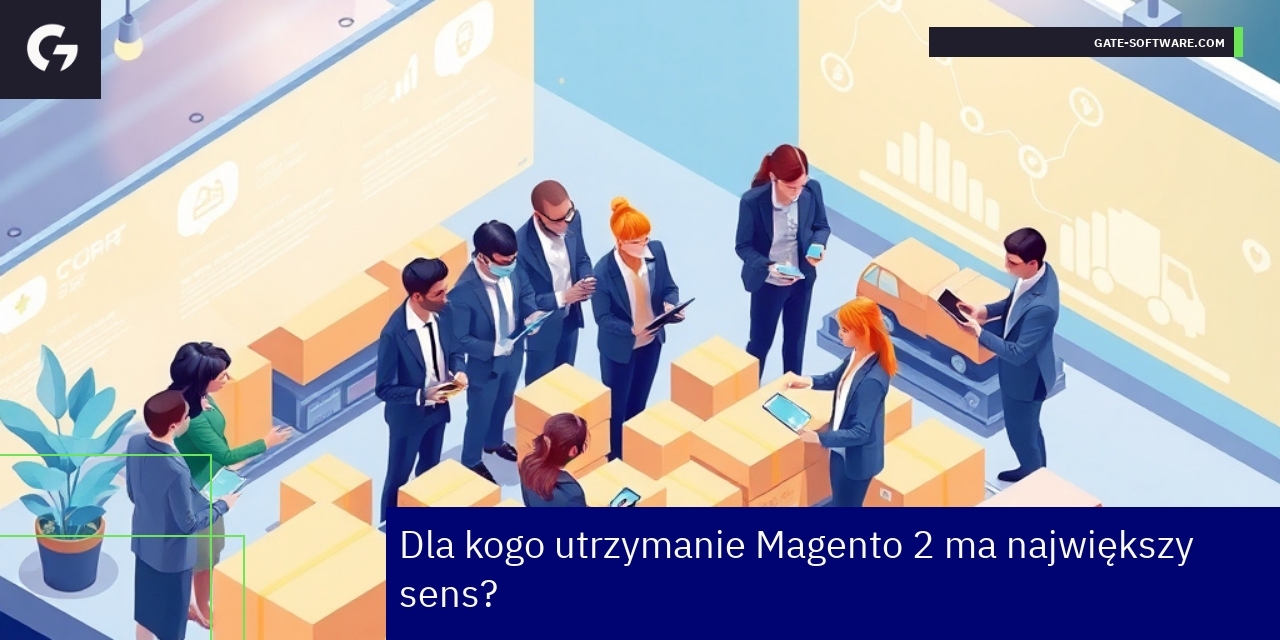 Schemat wsparcia i rozwoju platformy Magento