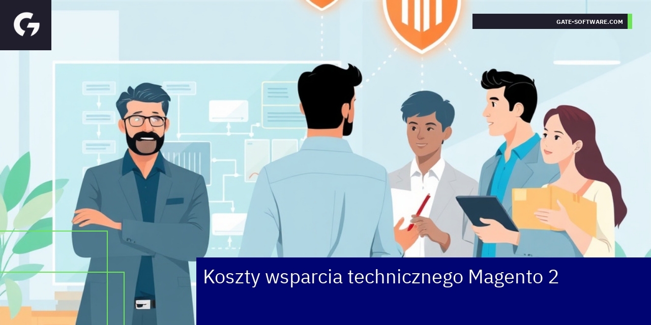 Wsparcie techniczne Magento 2 dla firm e-commerce Specjaliści pracujący nad platformą Magento 2