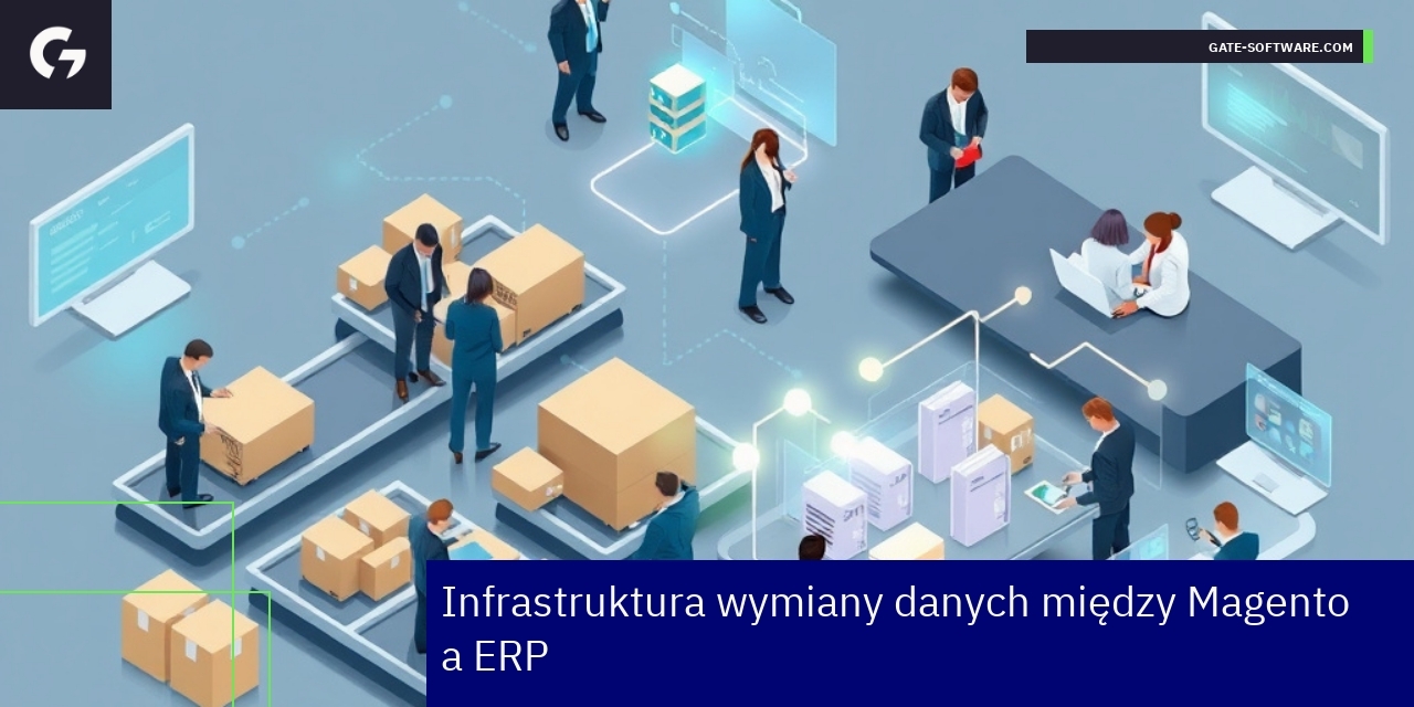 Proces wymiany danych między Magento a ERP