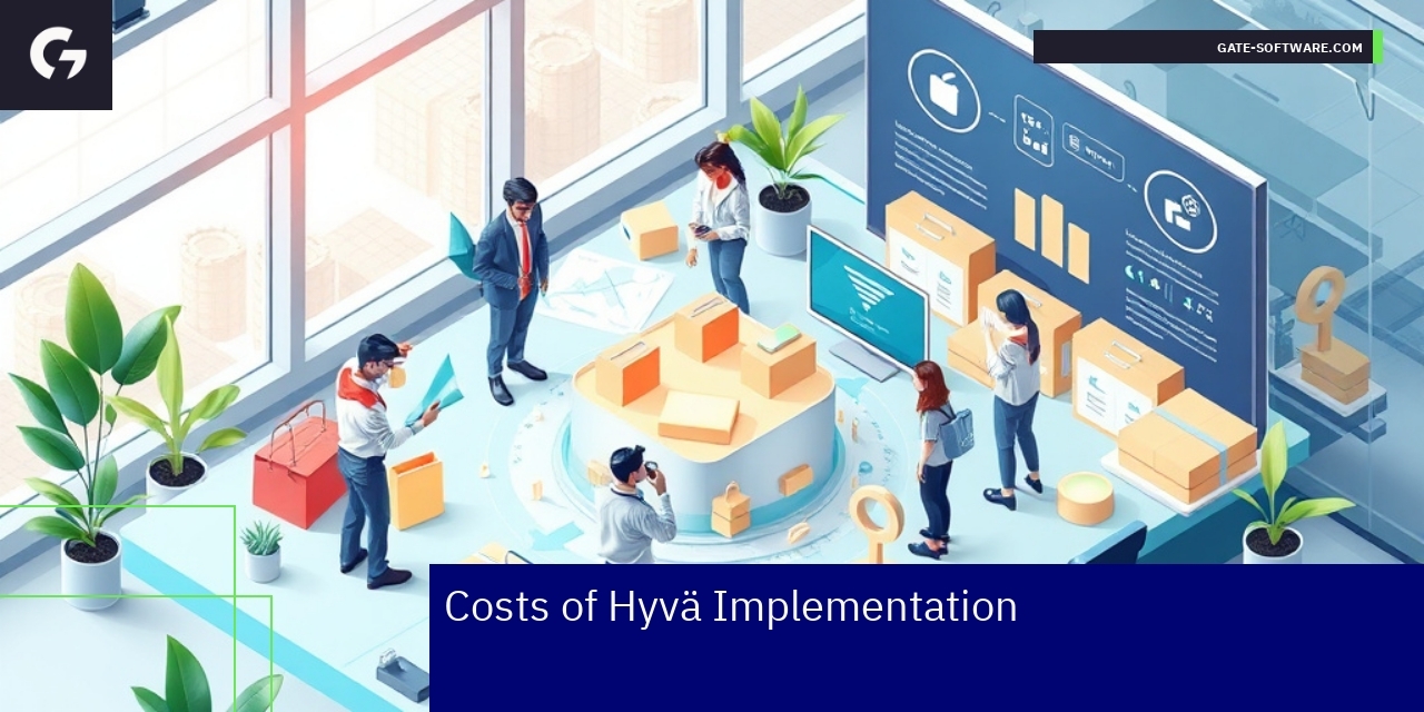 Hyvä Implementation Cost Analysis for eCommerce Graph showing Hyvä implementation cost components