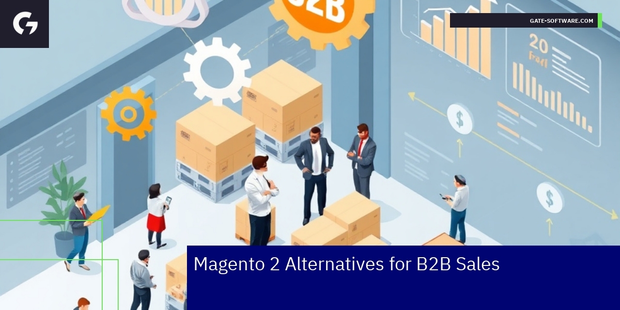 Comparison chart of Magento 2 and B2B alternatives