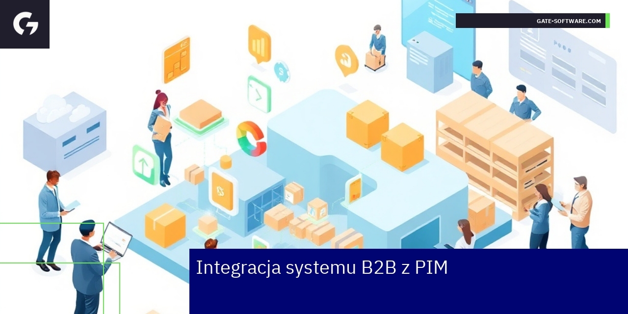 Schemat integracji B2B z PIM i eCommerce