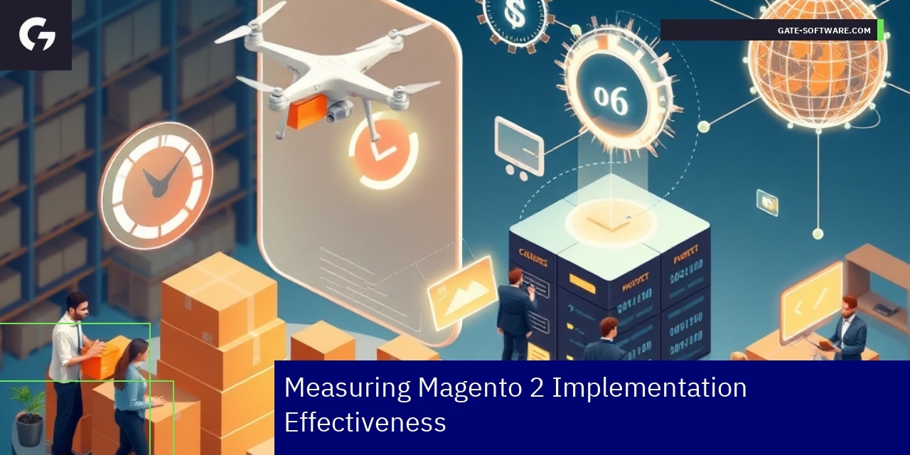 Graphs showing Magento 2 performance and marketing metrics