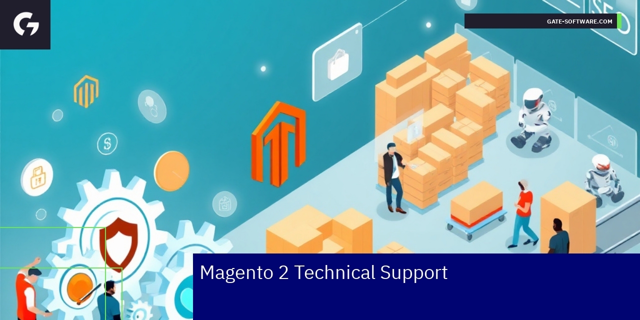 Magento 2 store performance and SEO optimization icons