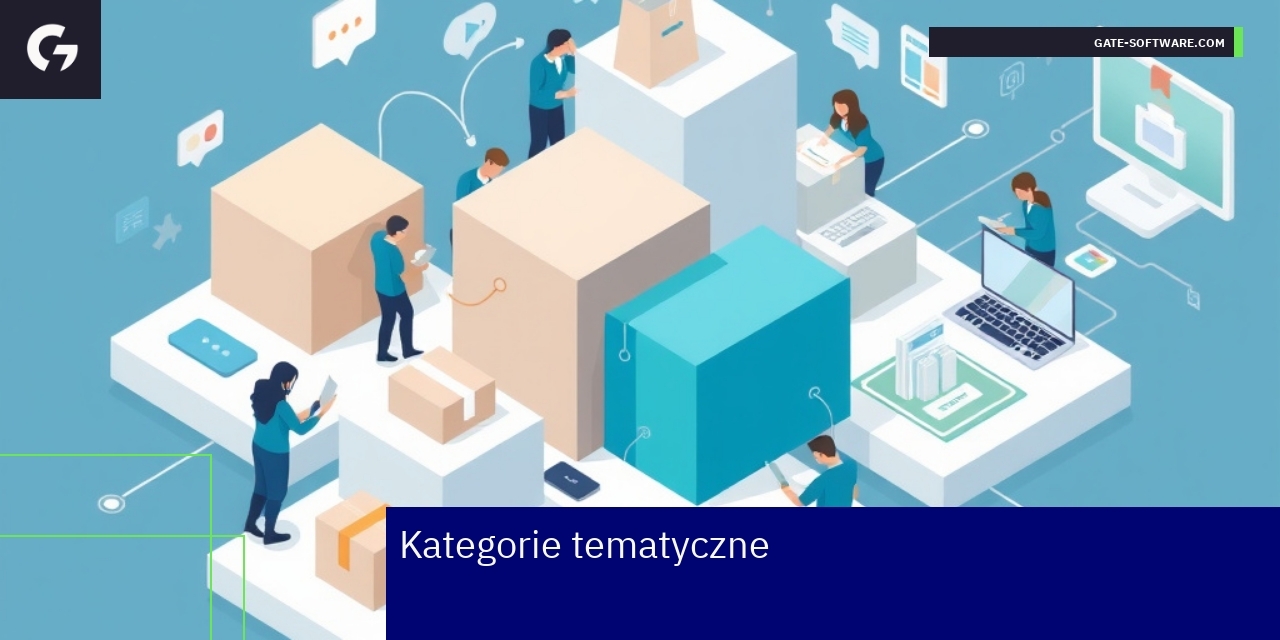 Schemat kategorii tematycznych i struktury szablonów