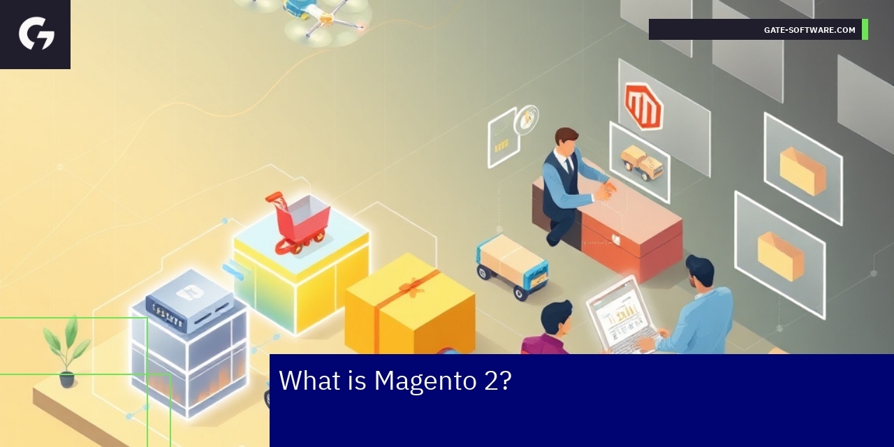 Diagram showing Magento 2 eCommerce platform features