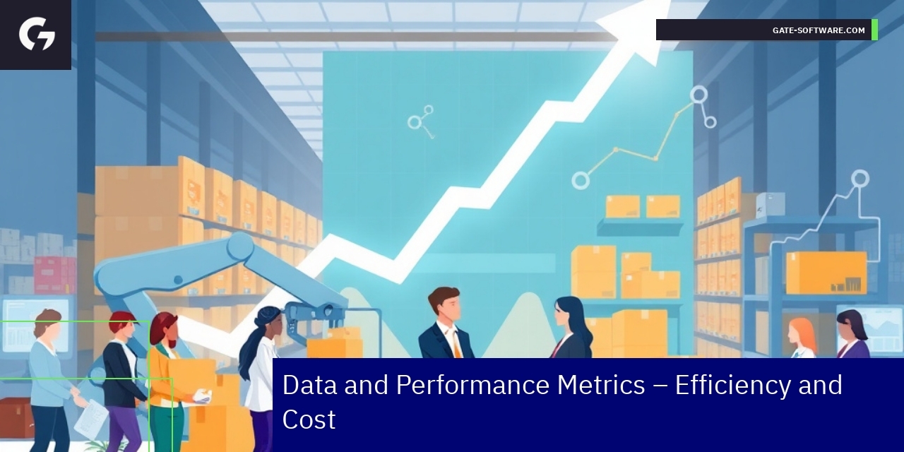 Graph showing B2B efficiency and cost improvements