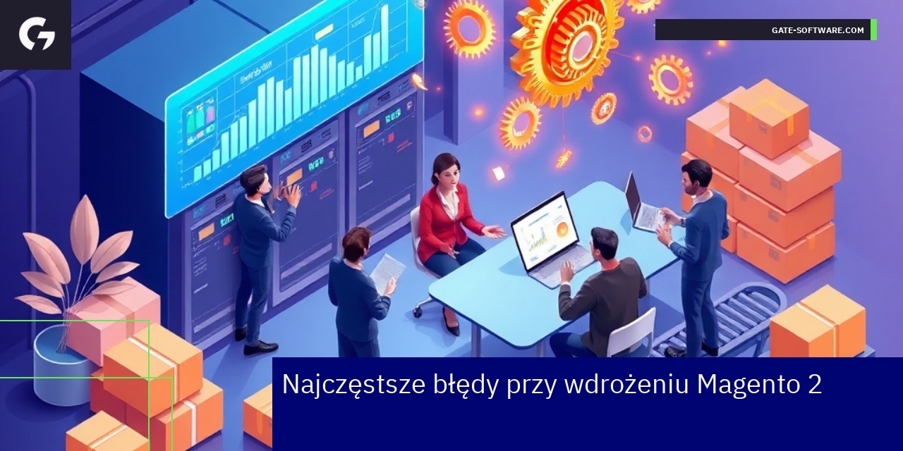 Schemat ilustrujący błędy i sposoby wdrożenia Magento 2