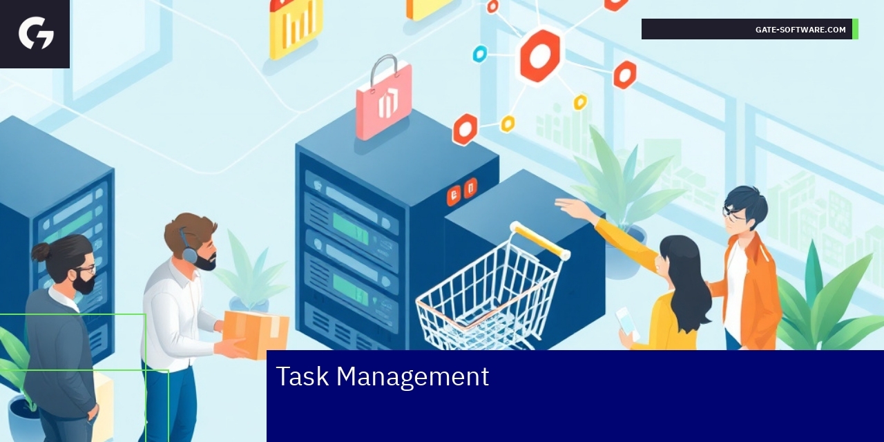 Team managing Magento tasks with labels and projects