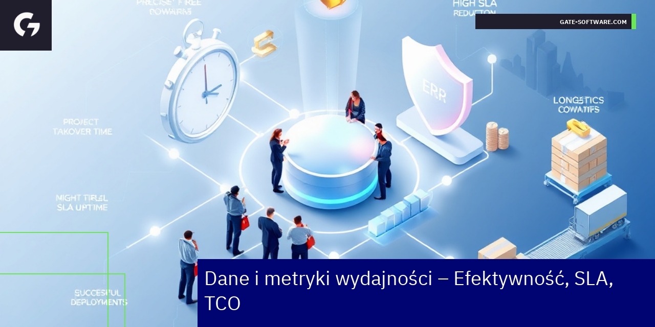 Wykresy pokazujące czas, procent i redukcję kosztów