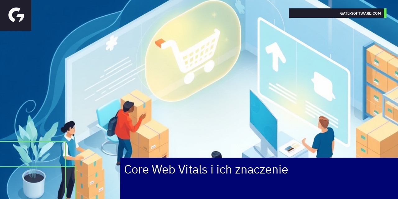 Schemat przedstawiający wskaźniki Core Web Vitals