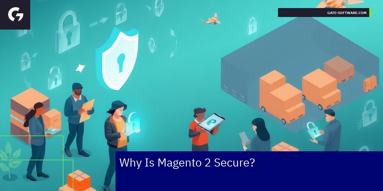 Magento secure ecommerce platform concept