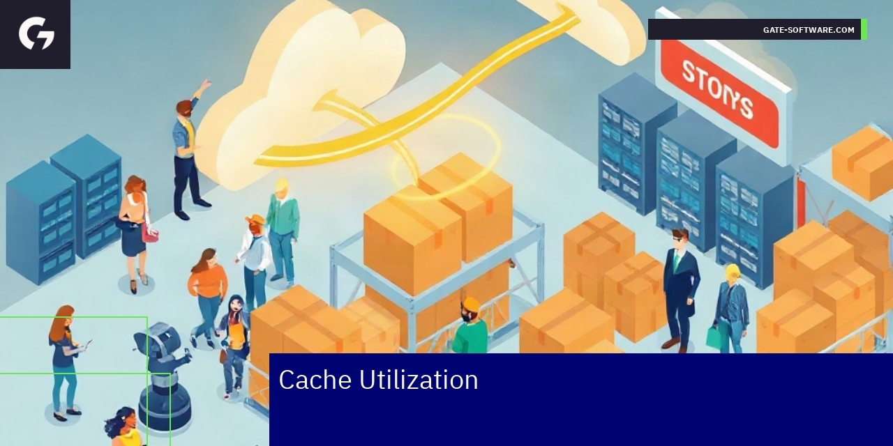Graphic showing cache layers speeding product loading